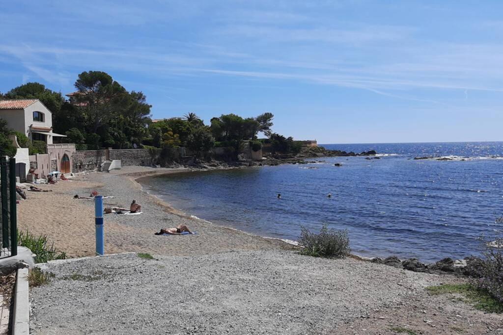 Charmant Appartement Vue Mer A 100M De La Plage. Saint Aygulf Bagian luar foto